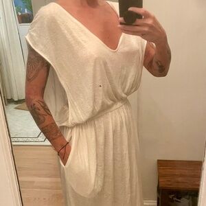 Free people Beach Linen Maxi Dress Cover Up